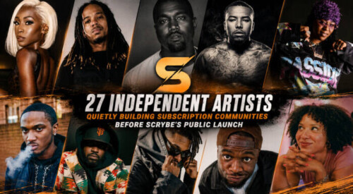 AF8EFC08-070D-4161-8F4D-33135271BDB8-500x275 27 Independent Artists Quietly Building Subscription Communities Before Scrybe’s Public V3 Launch