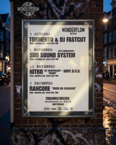 WONDERFLOW-Annunci-date-1PARTE-prova5-TECA-400x500 Italian hip hop and reggae take over Amsterdam with Wonderflow Records